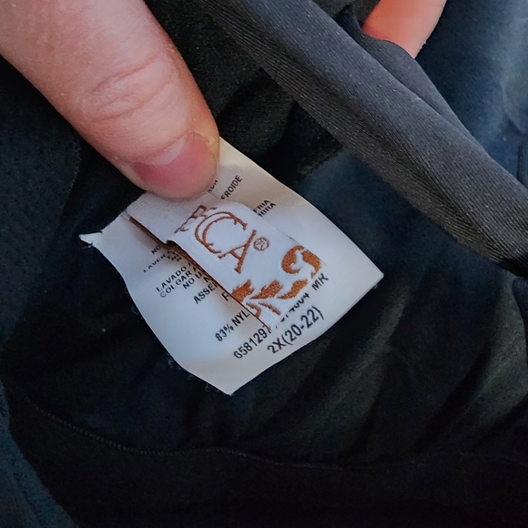 Becca One Piece Swim Suit NWT Size 2X Black - Picture 4 of 6